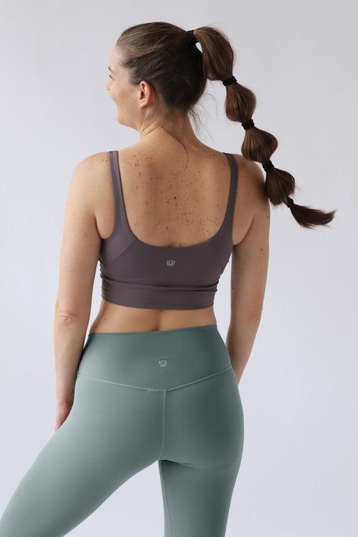 Legíny Moss Green Joga - Buttery soft kolekce